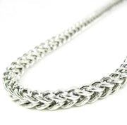 Premium Foxtail Neck Chain For Men Silver with high quality